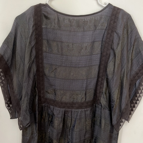 Silk lace bohemian blouse - Picture 6 of 8